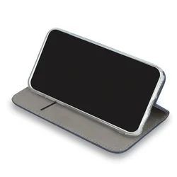 Telefontok Samsung Galaxy A26 5G - Smart Magnetic kék szilikon keretes mágneses könyvtok-3