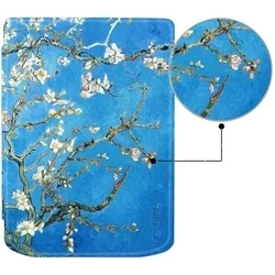 POCKETBOOK VERSE / PRO - E-könyv/E-book olvasó smartcase tok, Sakura-3