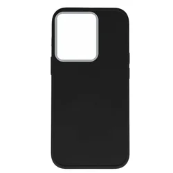 Telefontok Xiaomi Redmi Note 14S - Satin - fekete műanyag hátlap tok, szilikon kerettel-2