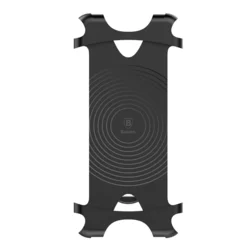 Biciklis telefontartó: Baseus univerzális bicikli kormányra szerelhető fekete telefon tartó-2