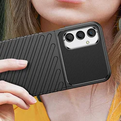 Telefontok Samsung Galaxy A26 5G - Thunder fekete ütésálló szilikon hátlap tok-3