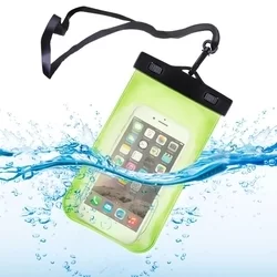 Telefontok 2 az 1-ben - Zöld vízálló tok és karpánt (6 col-ig)-1