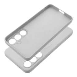 Samsung Galaxy A55 5G telefontok - MagSafe kompatibilis szürke szilikon hátlap tok-1