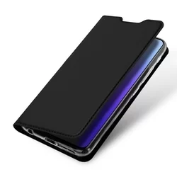 Telefontok Asus Zenfone 6 2019 - Dux Ducis fekete flipcover tok-3