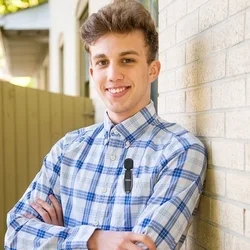 Hoco L15 - vezeték nélküli csíptethető mikrofon + Lightning csatlakozós vevőegység, fekete ﻿-6