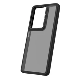 Xiaomi Redmi Note 13 Pro 4G / LTE - Crystal - fekete / átlátszó műanyag hátlap tok-2