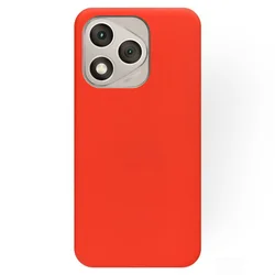 Honor 400 Lite 5G telefontok - piros szilikon hátlap tok ﻿-1