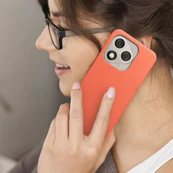 Honor 400 Lite 5G telefontok - piros szilikon hátlap tok ﻿-3