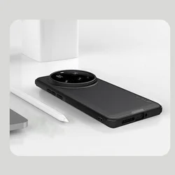 Telefontok Xiaomi 15 Ultra 5G - Nillkin Super Frosted - fekete hátlap tok beépített mágnessel (MagSafe tartóval kompatibilis)-1