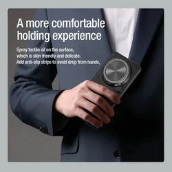 Telefontok Xiaomi 15 Ultra 5G - Nillkin kameravédős fekete, kitámasztós hátlap tok-4