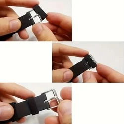 Okosóra szíj bújtató - 20 mm széles, átlátszó szilikon (1db)-2