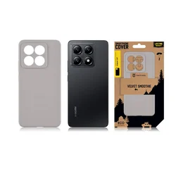 Telefontok Xiaomi 14T 5G - Tactical Velvet Smoothie Cover Foggy szürke hátlap tok-3