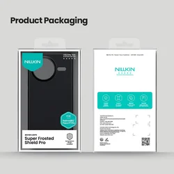 Telefontok Xiaomi Poco F7 Ultra 5G - Nillkin Super Frosted - fekete hátlap tok beépített mágnessel (MagSafe tartóval kompatibilis)-7