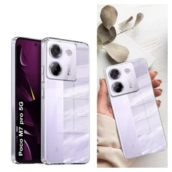 Xiaomi Poco M7 Pro 5G telefontok - 2mm-es átlátszó szilikon hátlap tok-3