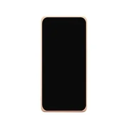 Honor Magic7 Lite telefontok - púderszín szilikon hátlap tok-1