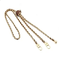 Telefontok: Univerzális - nyakba akasztó telefontartó barna/arany lánccal-3