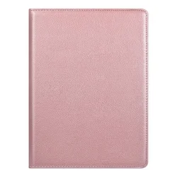 iPad 2022 10.9 (iPad 10) tablettok - rose gold fordítható műbőr tablet tok-1