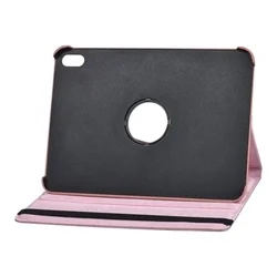 iPad 2022 10.9 (iPad 10) tablettok - rose gold fordítható műbőr tablet tok-2