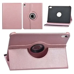 iPad 2025 11 coll (iPad 11) tablettok - rose gold fordítható műbőr tablet tok-3