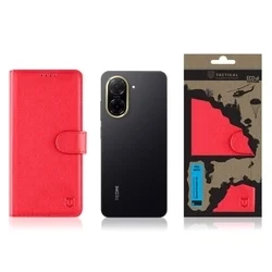 Xiaomi Redmi A5 telefontok - Tactical Field piros szilikon keretes könyvtok mágneses ráhajtófüllel-2