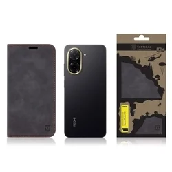 Xiaomi Redmi A5 telefontok - Tactical Xproof - fekete szilikon keretes mágneses könyvtok-3