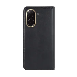 Xiaomi Redmi A5 telefontok - Smart Magnetic fekete szilikon keretes mágneses könyvtok-2