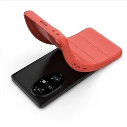 Honor 200 5G telefontok - Pastel Armor - piros szilikon hátlap tok-2