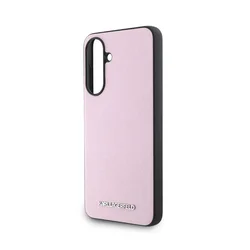 Telefontok Samsung Galaxy A56 5G  - Karl Lagerfeld Saffiano Metal Logo Case - pink hátlap tok-3