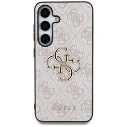 Samsung Galaxy A36 5G telefontok - Guess Guess Metal Logo - Pink hátlap tok-1