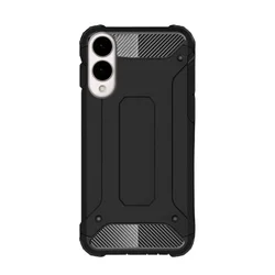 Samsung Galaxy S25 Edge telefontok - Forcell Defender II - fekete ütésálló hátlap tok-1