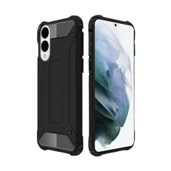 Samsung Galaxy S25 Edge telefontok - Forcell Defender II - fekete ütésálló hátlap tok-2