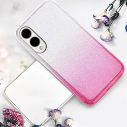 Samsung Galaxy S25 Edge telefontok - Ezüst / pink Shiny tok-2