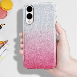 Samsung Galaxy S25 Edge telefontok - Ezüst / pink Shiny tok-3