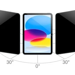 Tech- Protect Spy kijelzővédő üvegfólia - iPad 2025 10.9 (iPad 11) - betekintésvédő üvegfólia ﻿-1