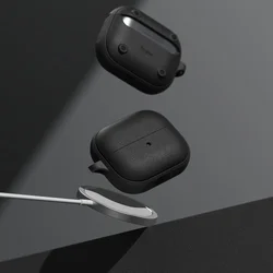Samsung Galaxy Buds 3 / 3 FE / 3 Pro tartó - RINGKE ONYX MAGNETIC MAGSAFE fekete tok, karabinerrel-2
