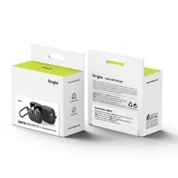 Samsung Galaxy Buds 3 / 3 FE / 3 Pro tartó - RINGKE ONYX MAGNETIC MAGSAFE fekete tok, karabinerrel-6