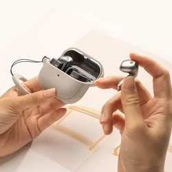 Samsung Galaxy Buds 3 / 3 FE / 3 Pro tartó - RINGKE ONYX MAGNETIC MAGSAFE szürke tok, karabinerrel-1