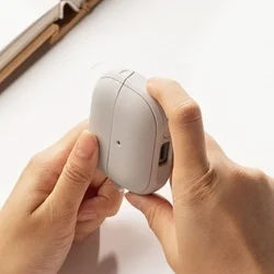 Samsung Galaxy Buds 3 / 3 FE / 3 Pro tartó - RINGKE ONYX MAGNETIC MAGSAFE szürke tok, karabinerrel-4