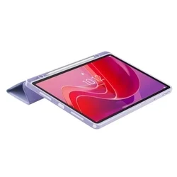 Lenovo Tab M11 (TB-330, 11,0 coll) tablettok - lila smart case tablet tok, ceruza tartóval-4