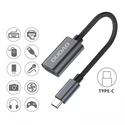 Dudao L15T Adapter - USB / Type-C (USB-C) adapter szürke-1