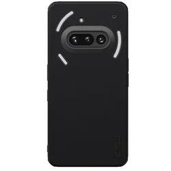 Nothing Phone (3a) telefontok - Nillkin Super Frosted - fekete hátlap tok ﻿-1