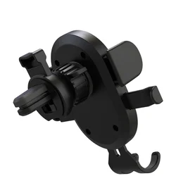 XO C60 - univerzális szélvédőre/szellőzőrácsra rögzíthető, fekete autós tartó-5