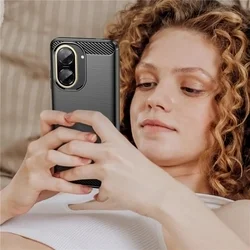 Xiaomi Redmi A5 telefontok - Carbon Fiber fekete szilikon hátlap tok-4