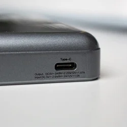 Dudao TGK1 Powerbank - szürke vezetékes (USB-C) és Wireless (MagSafe kompatibilis) power bank 10 000 mAh, 15W-8