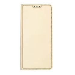 Samsung Galaxy A22 LTE / 4G telefontok  - Dux Ducis arany könyvtok-1