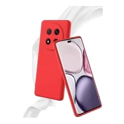 Honor Magic7 Lite telefontok - piros szilikon hátlap tok ﻿-2