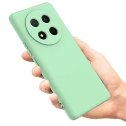 Honor Magic7 Lite telefontok - menta szilikon hátlap tok-2