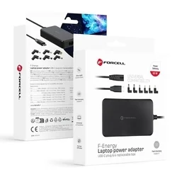 Forcell F-Energy E856 - laptop hálózati töltő, 6db csatlakozóval, 65W-13