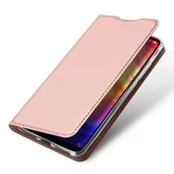 Telefontok Xiaomi Redmi Note 7 - Dux Ducis rose gold flipcover tok-1