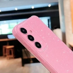 Samsung Galaxy A54 5G telefontok - Larte shiny - pink csillámos hátlap tok-4